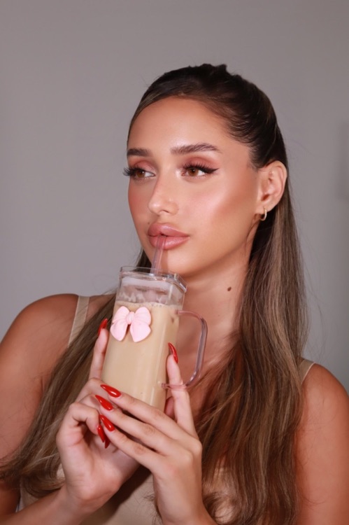 כוס אסתטית לקפה קר