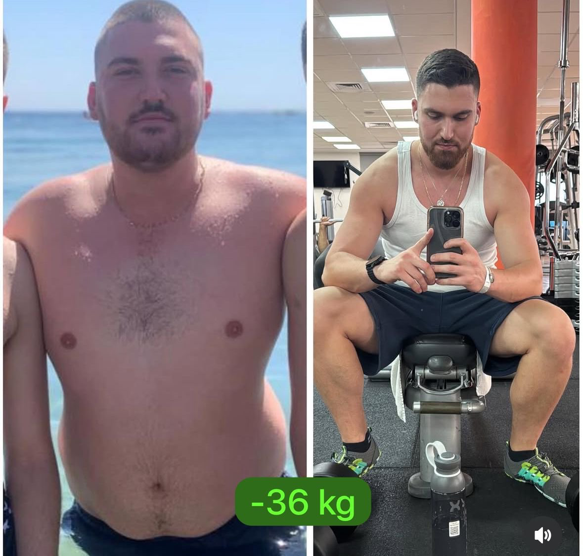 לפני ואחרי 🔥💪