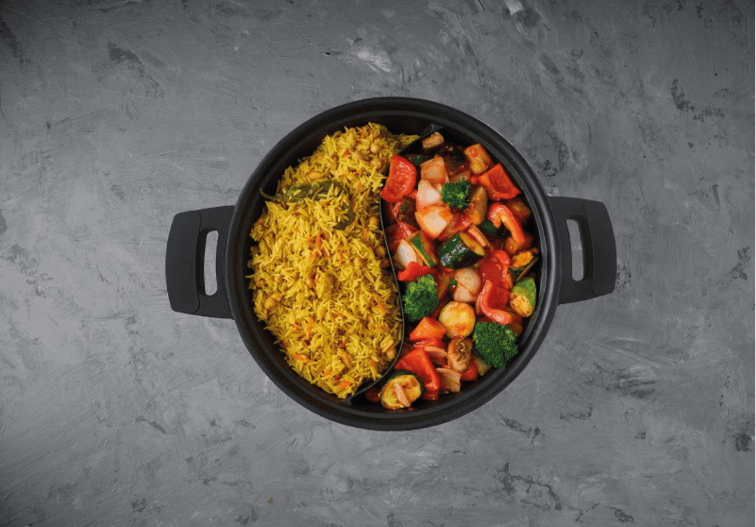 ‫סיר מחולק 30 ס"מ 5.7 ליטר‬‏ ‫Culinary יציקת אלומיניום סולתם‬‏