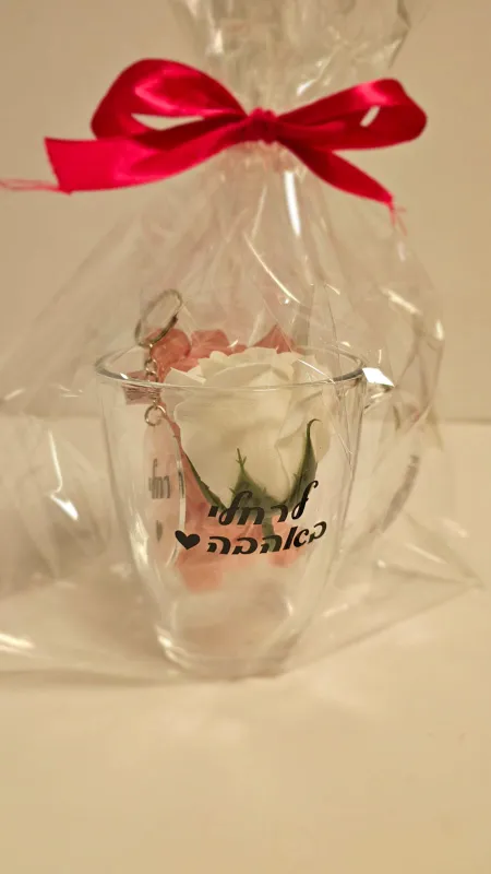 ספל מושלם לגננת עם מחזיק מפתחות