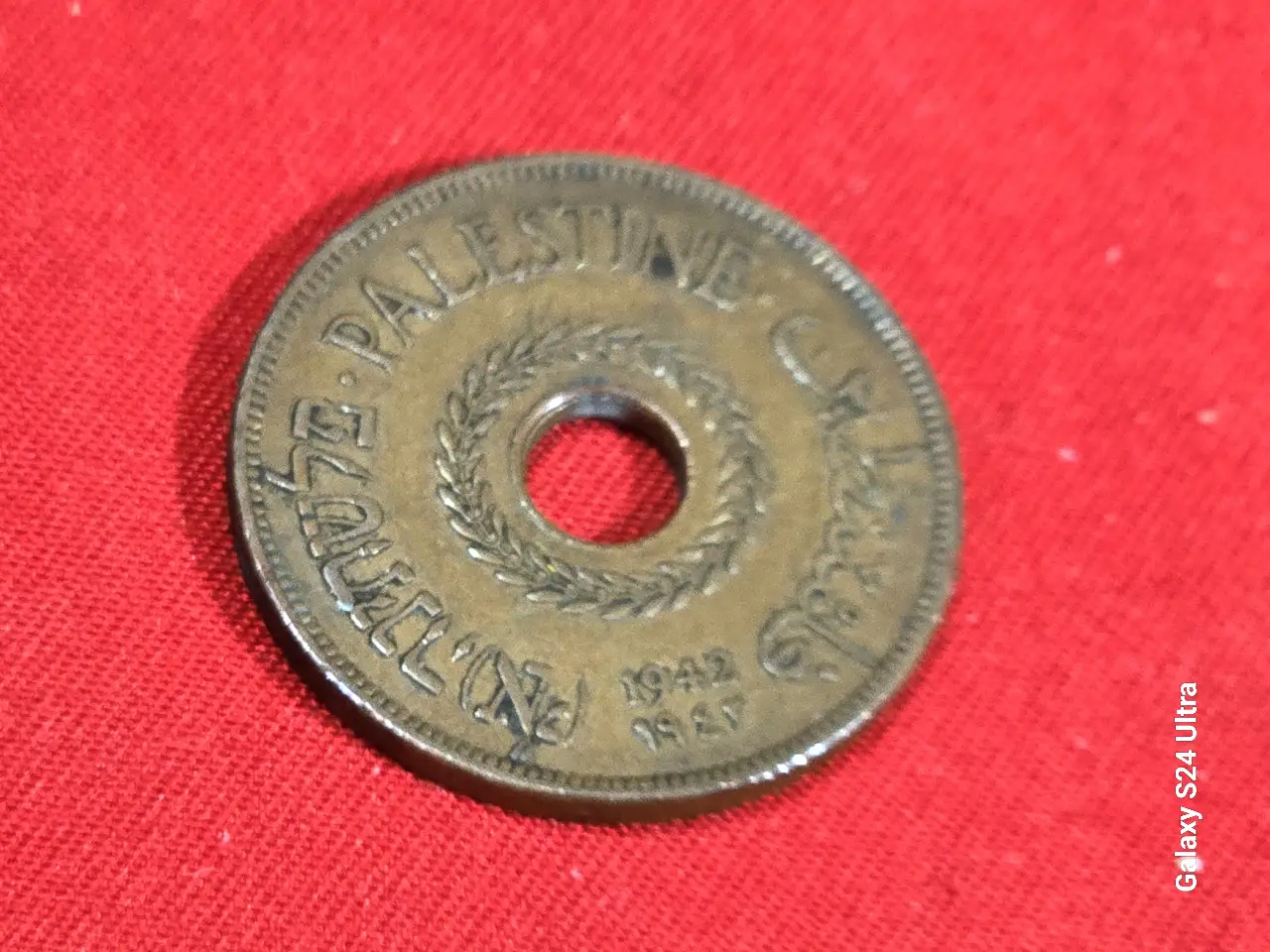 תאור הפריט: Palestine British Mandate 20 Mils 1942 КМ-5a, Bronze; Mintage 1.100.000; VF