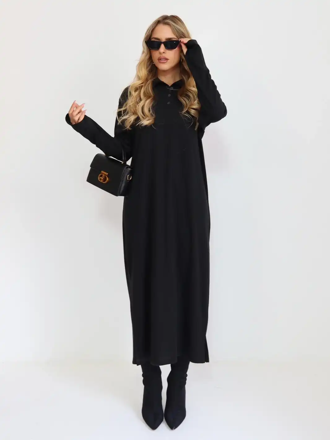 שמלה מבד ריב