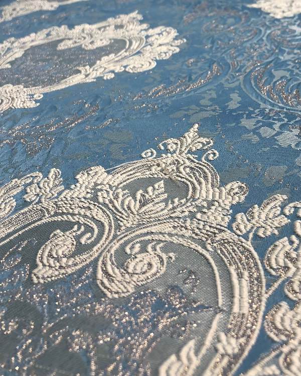 ז׳קארד דגם מרוקו גדול צבע כחול