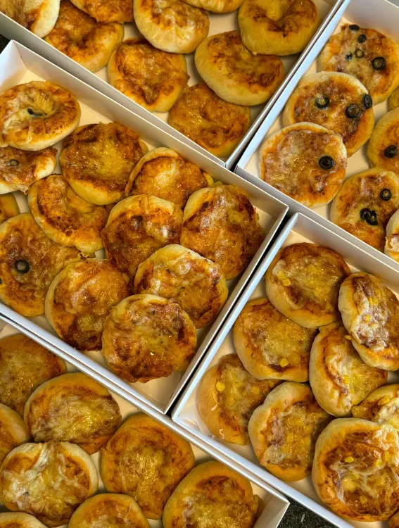 מיני פיצות מרגריטה