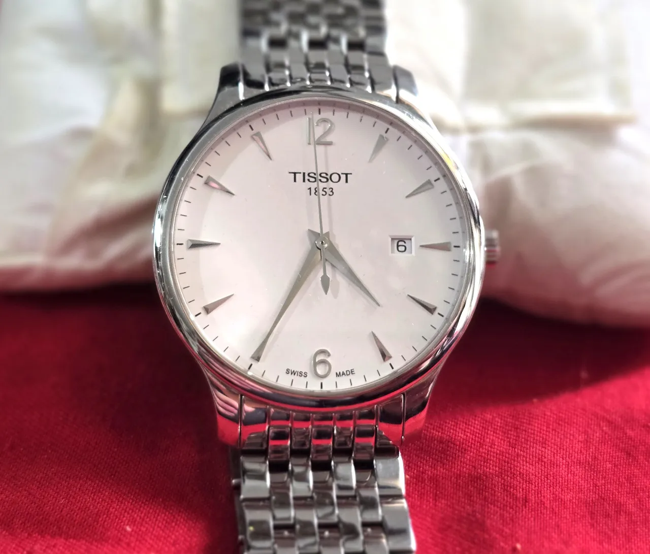 שעון TISSOT חדש לא ראה אור שמש! כולל קופסא, תעודת אחריות וחוברות.