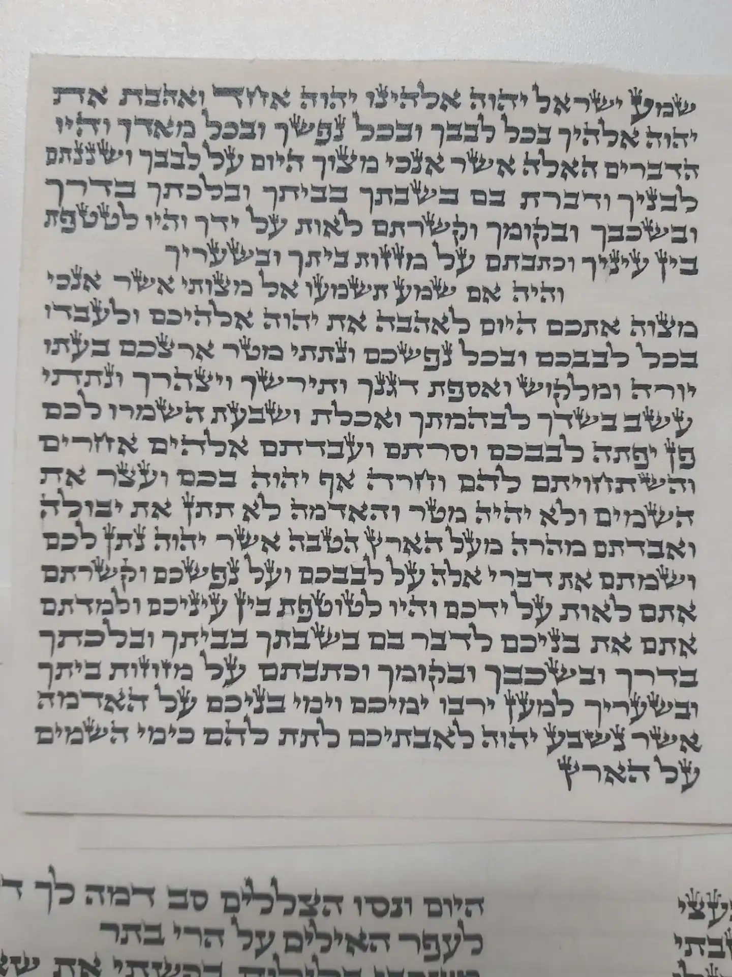 מזוזות כתב גדול 20 ס"מ