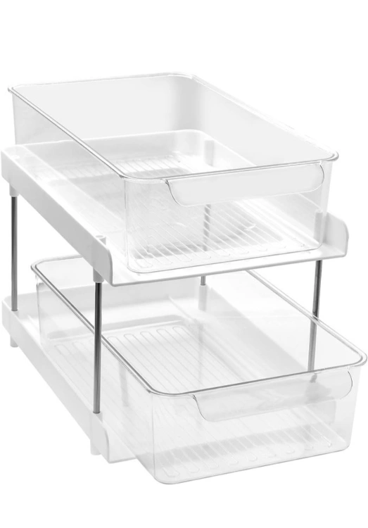 ארגונית 2 קומות מתחת לכיור 