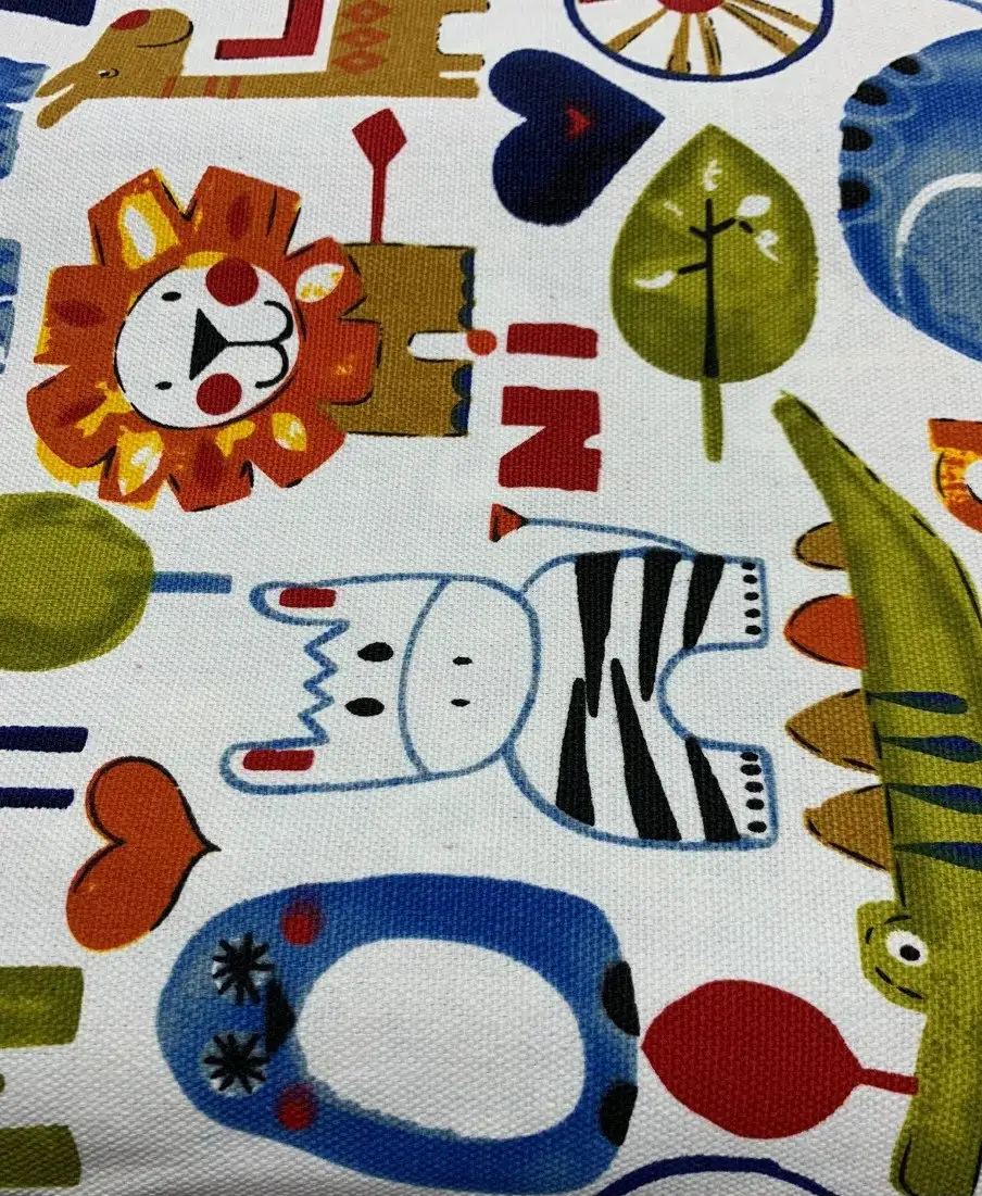 בד קאנווס כותנה מודפס