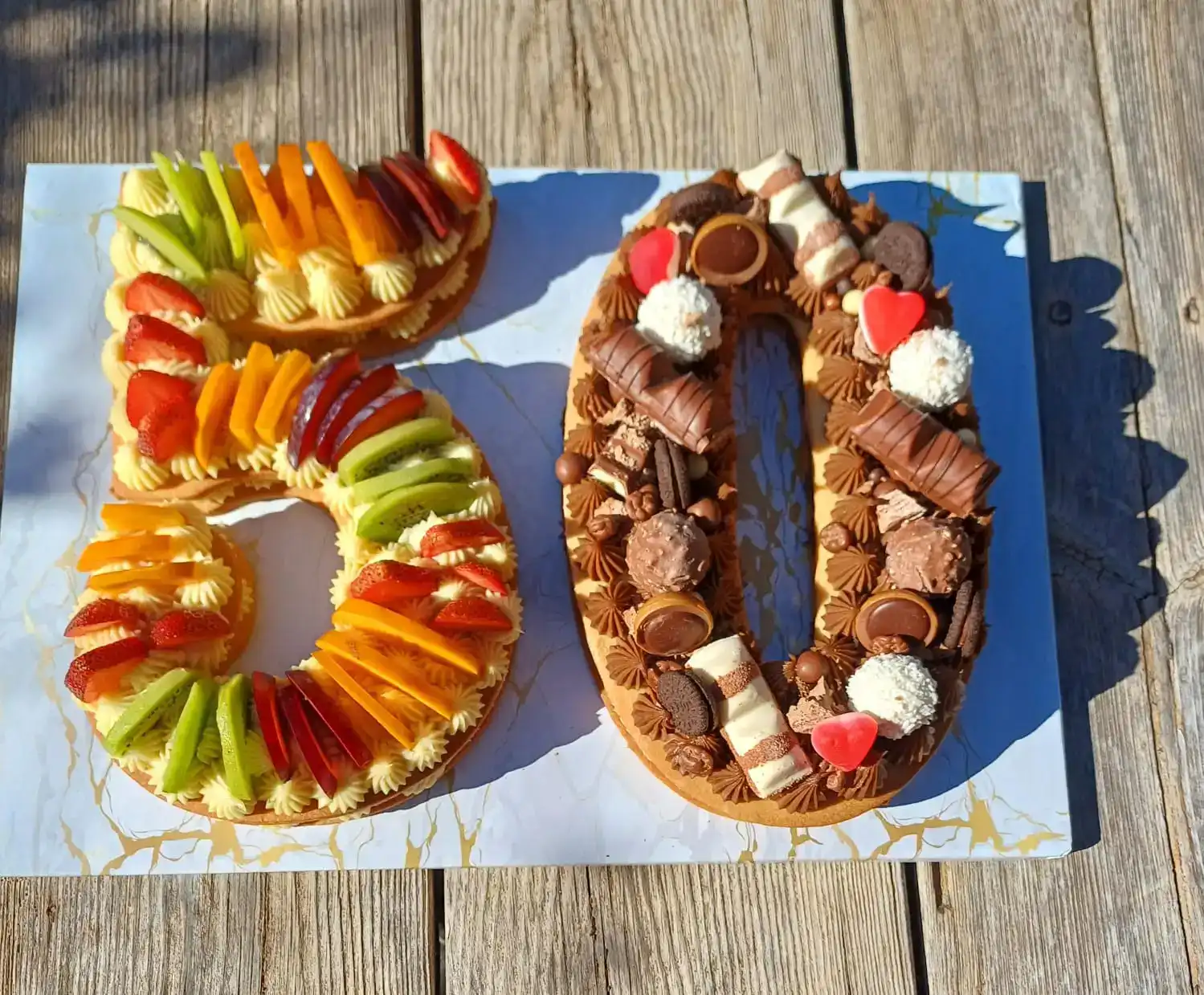 עוגות מספרים מעוצבות