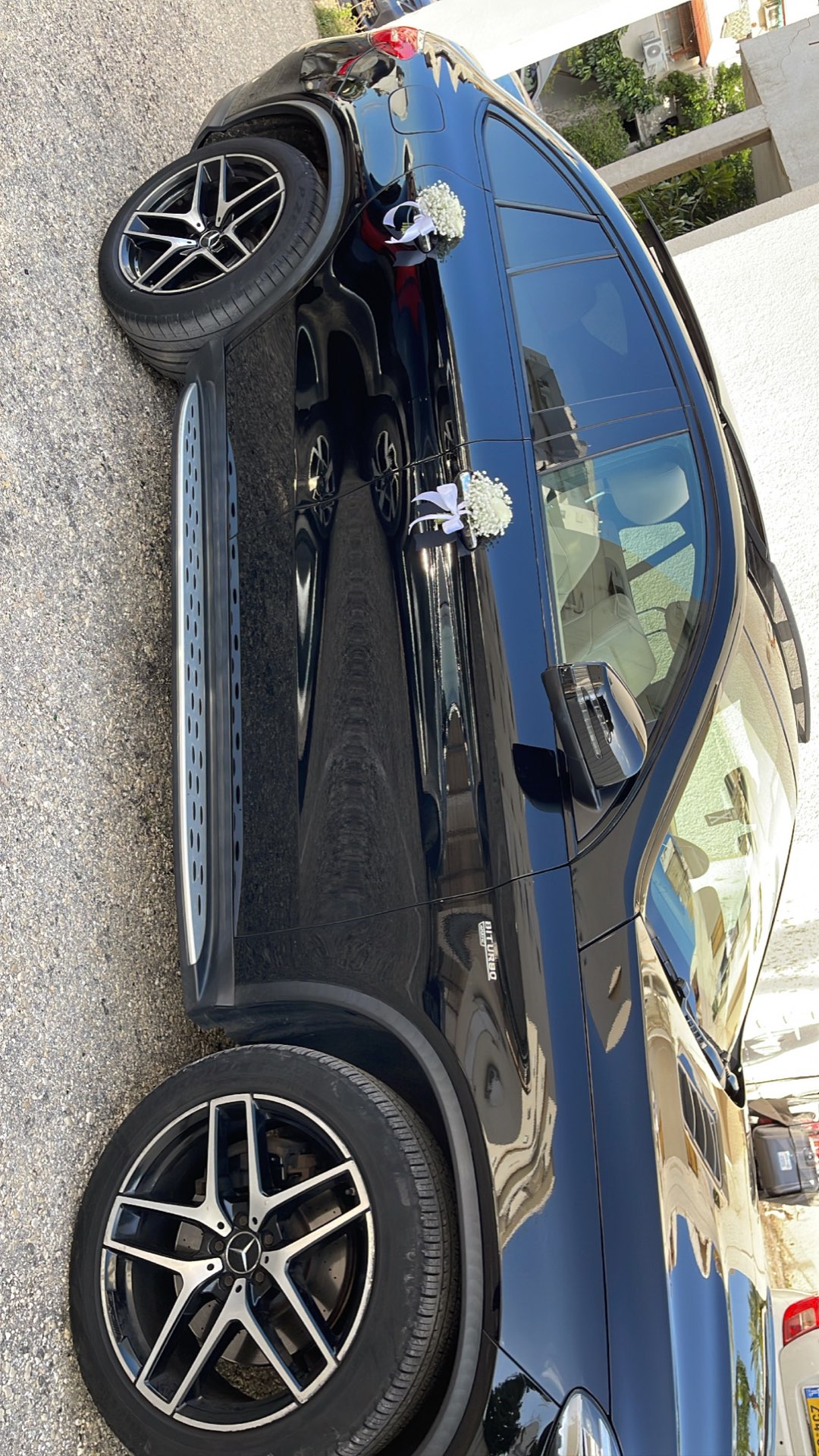 קישוט רכב חתן וכלה