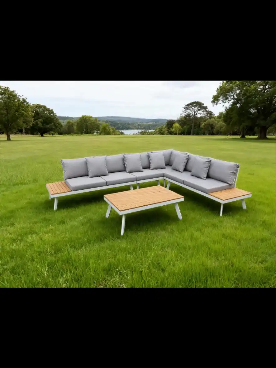 פינת ישיבה דגם "אבישג" צבע אפור