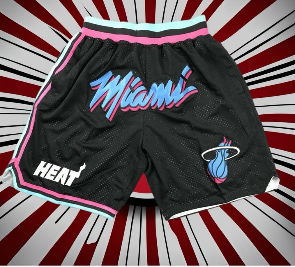 מכנס NBA - מיאמי שחור