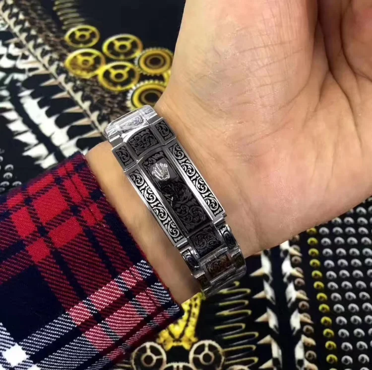 Rolex Engraved Tattoo Handmade model