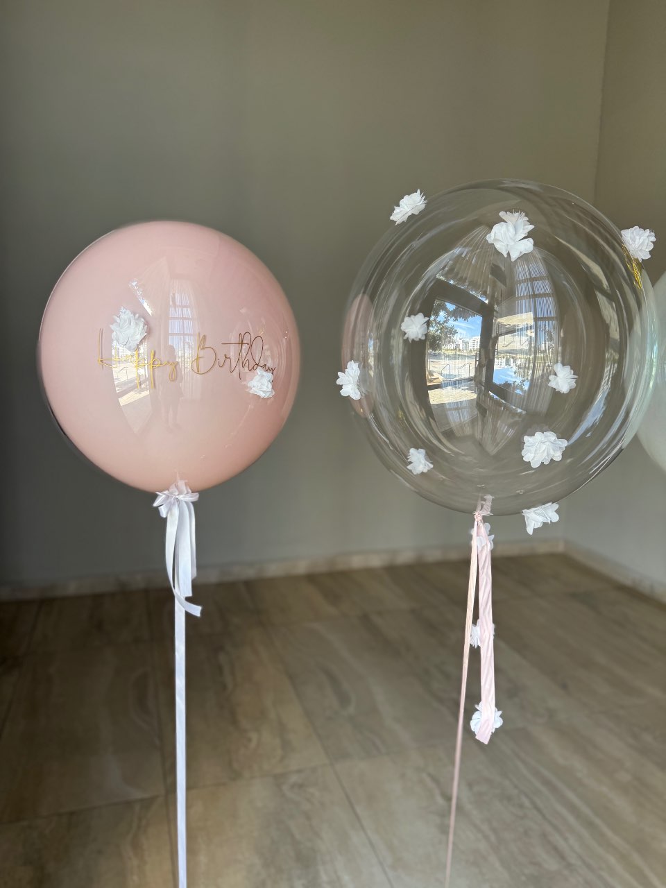 סט בלונים פרחוני לנסיכה