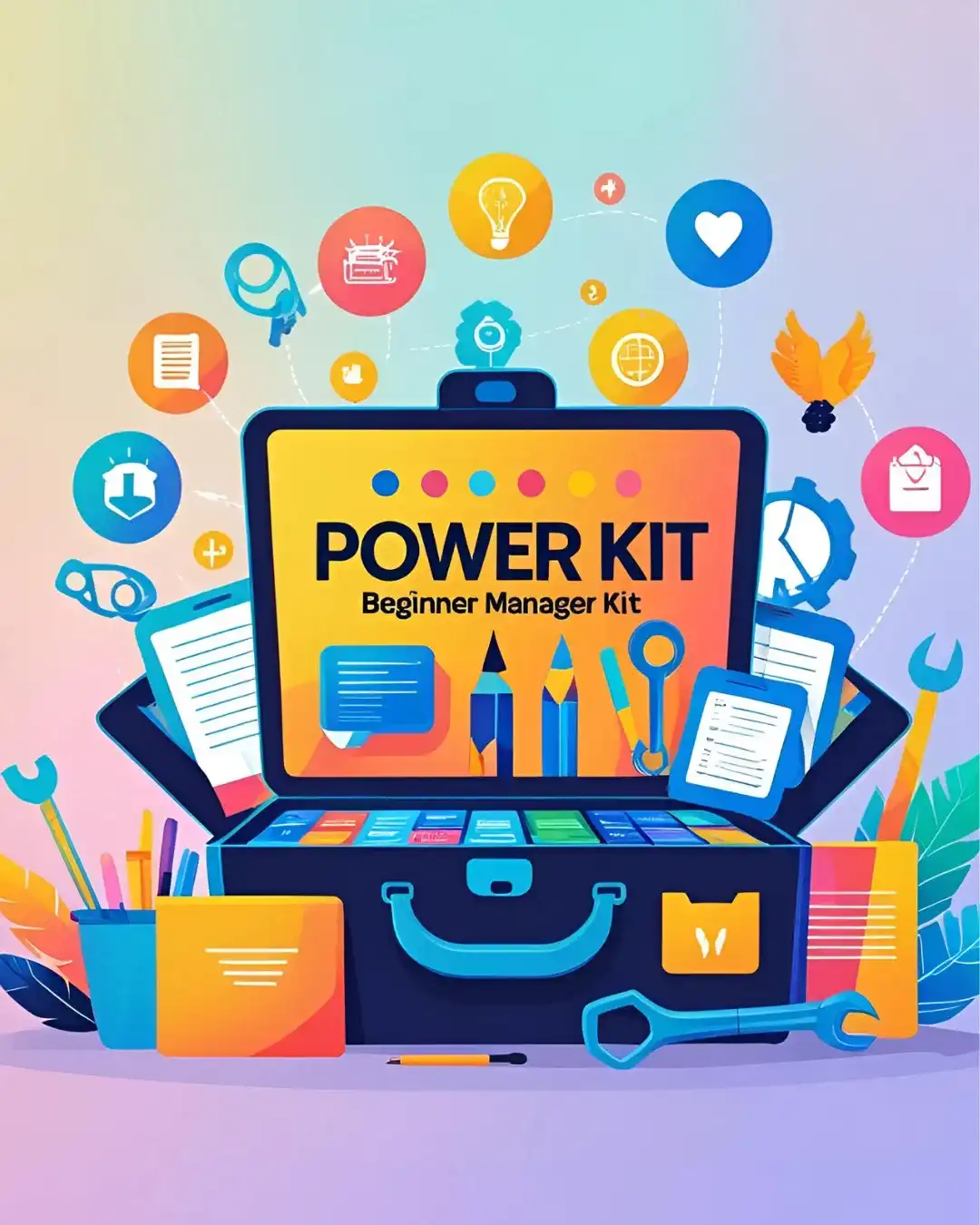 power kit ערכה פרקטית למנהלים בתחילת הדרך