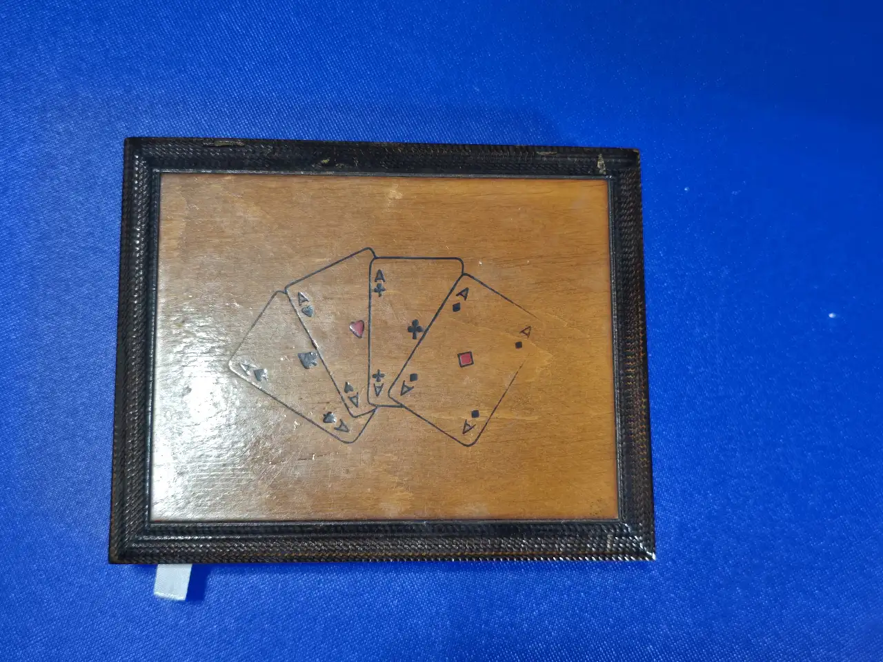 קופסת עץיפיפיה לזוג חפיסות קלפים לבריג' קלפים איכותיים