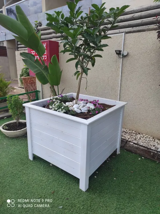 אדניות מעץ מלא ניתן להזמין בהתאמה אישית 