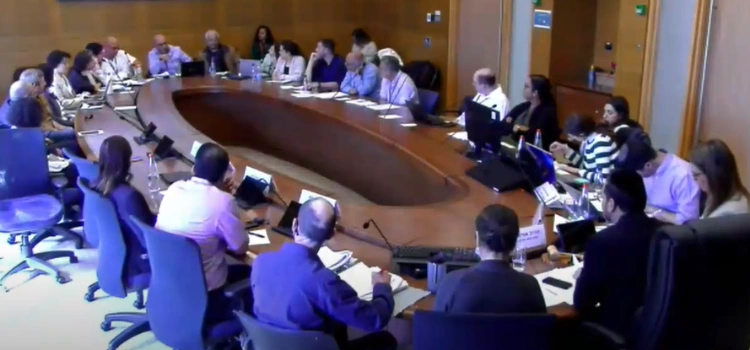 הרצאה - ארז מימון מציג בוועדת הבריאות בכנסת – מצב התחלואה התעסוקתית המדינה