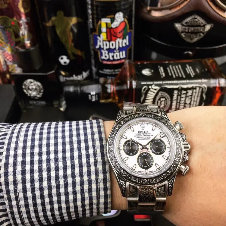 Rolex Engraved Vintage Daytona