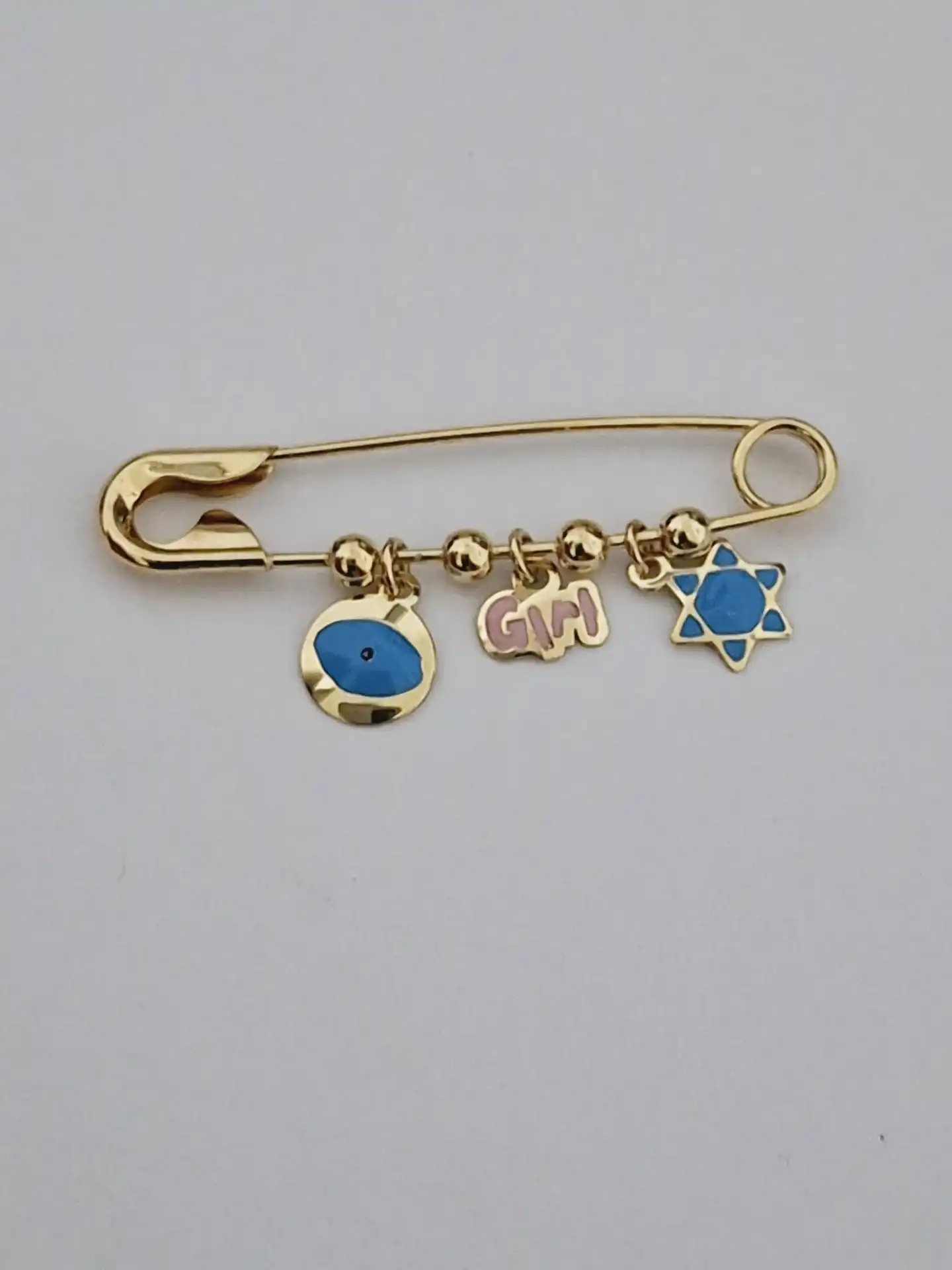 סיכה לתינוק זהב 14K