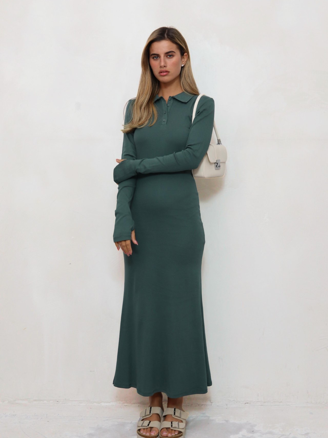 שמלת קים ירוק