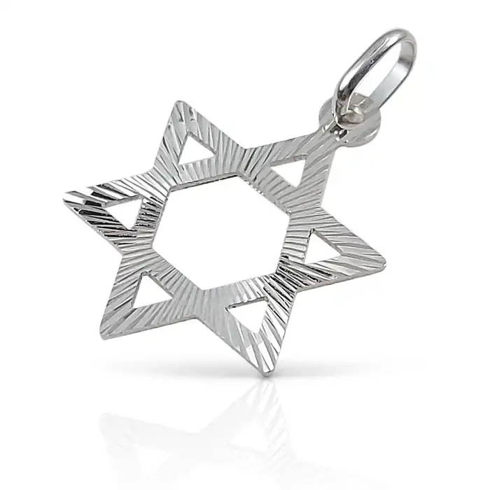תליון זהב מגן דוד יוקרתי 14K