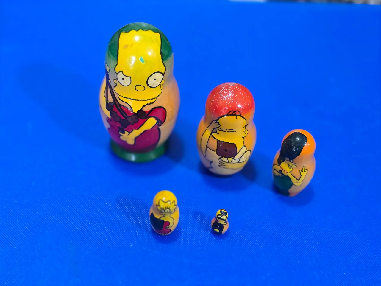 כל המשפחה במטריושקה גובה 10 ס'מ