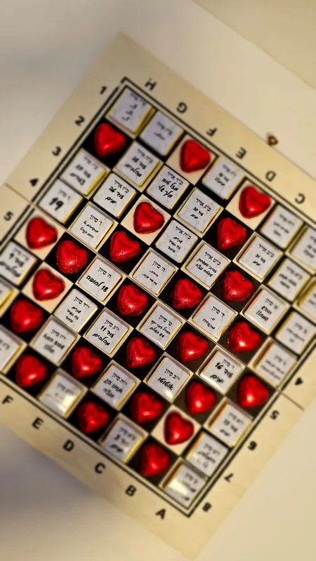 ספירת הגומר על לוח שחמט