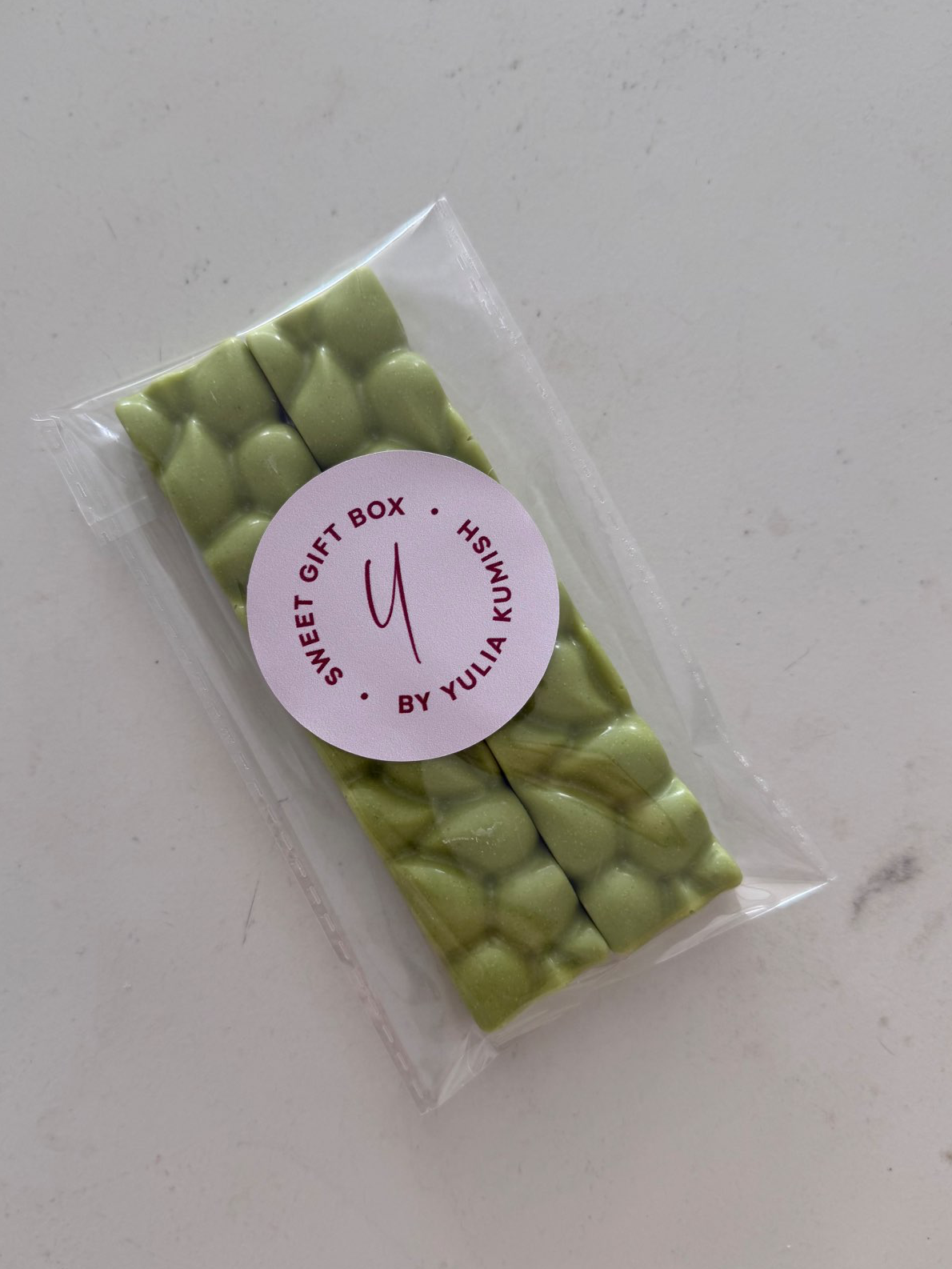 זוג אצבעות שוקולד מאצ׳ה לימון