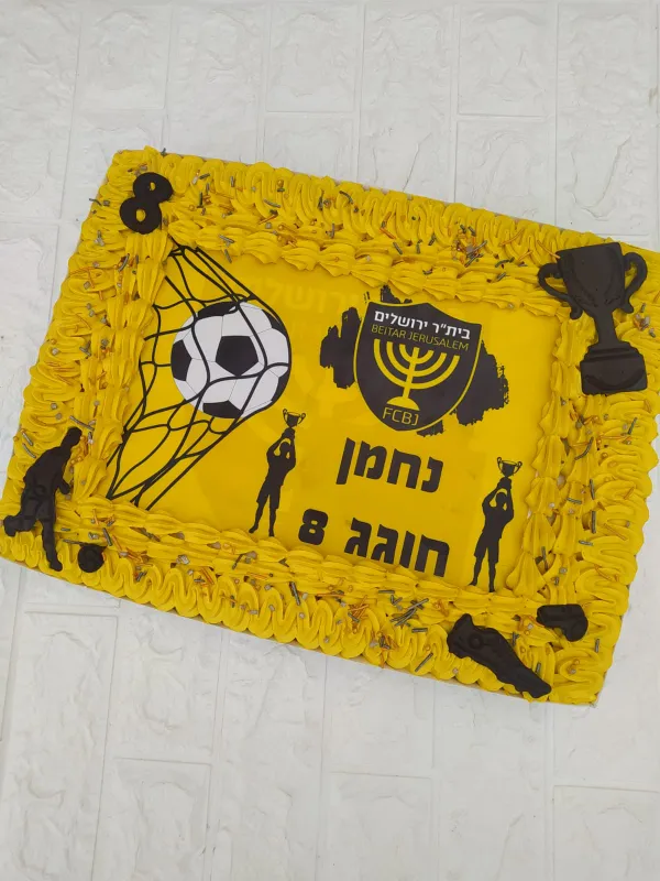 עוגת גן ענקית כדורגל⚽🏆