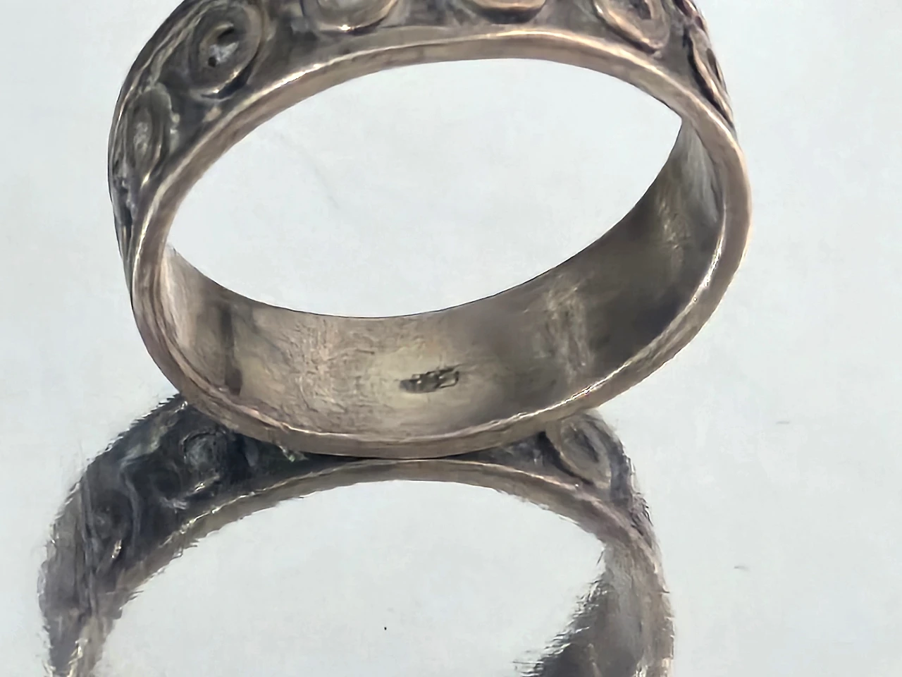 טבעת כסף 925 חתומה מידת הטבעת 10.5