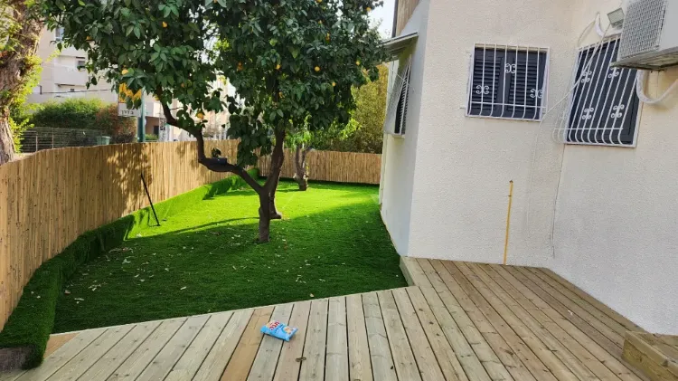 התקנת דשא סינטטי