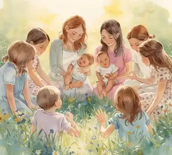 מחוברות - מעגל אמהות בחופשת לידה