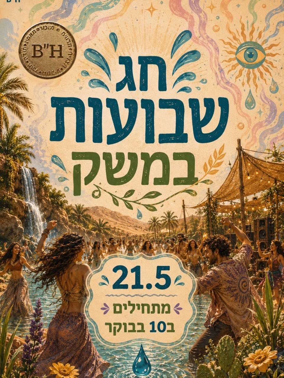 הרקדה! שבועות במשק💙🍷🧉🌻🎷💦💧☀️