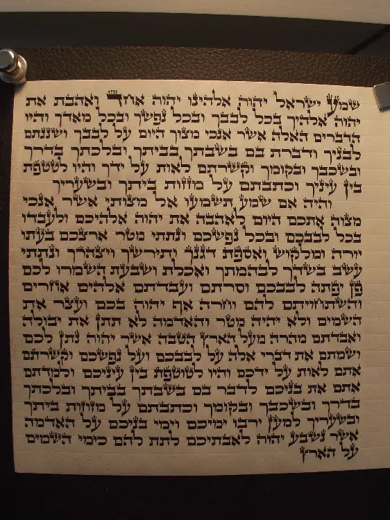 מזוזה כתב אר"י