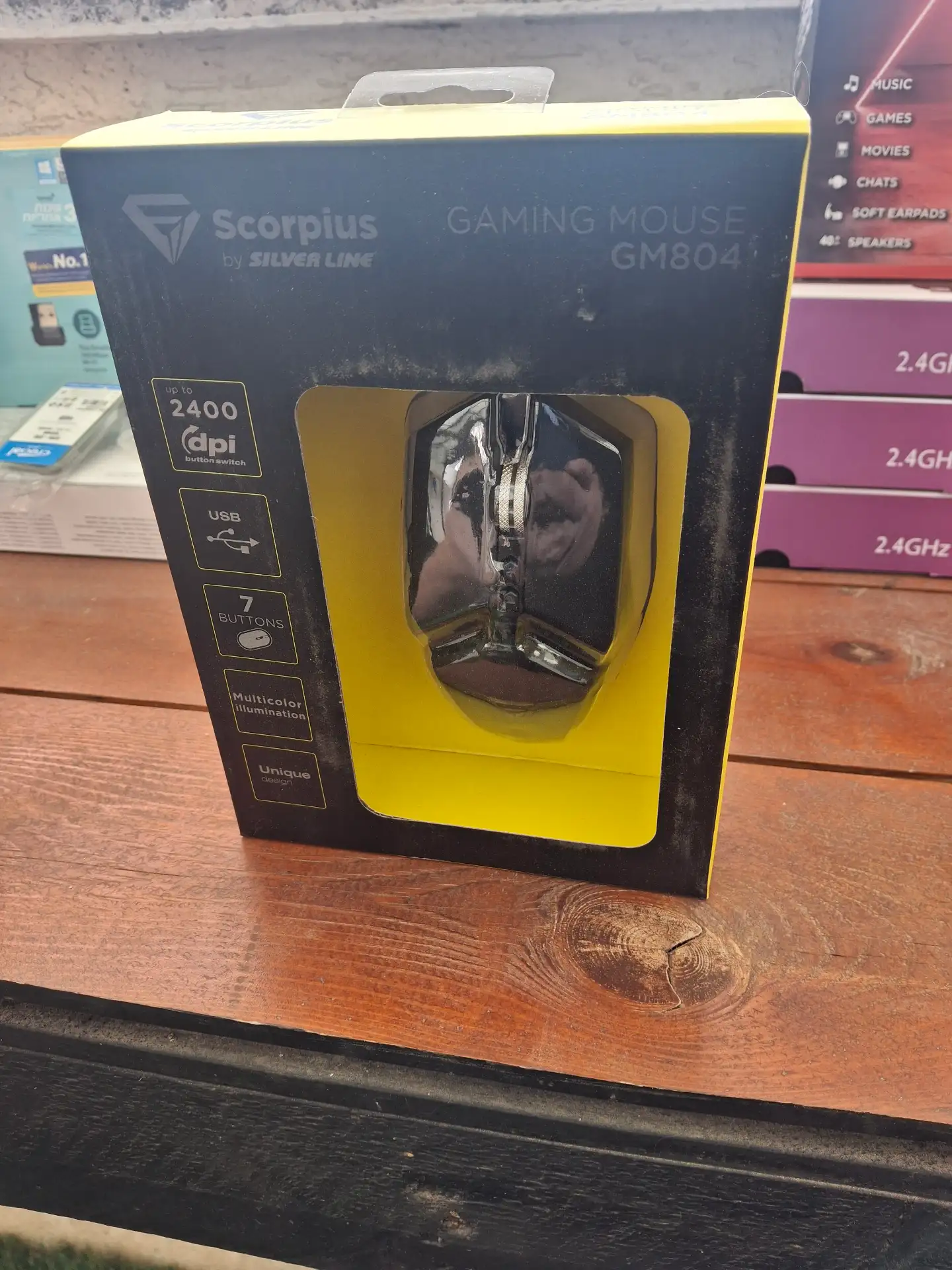 עכבר גיימינג Rgb  Scorpius
