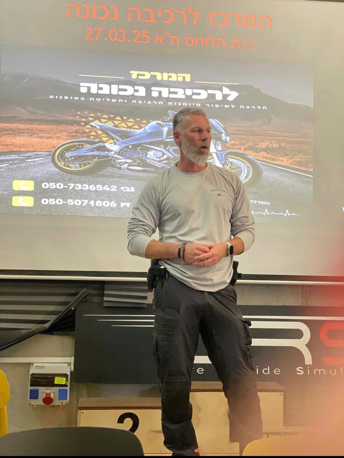 הרצאות בטיחות לרוכבי דו גלגלי