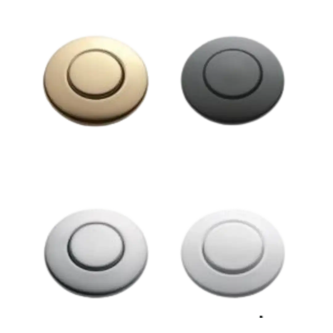 לחצני הפעלה לטוחן אשפה במגוון צבעים