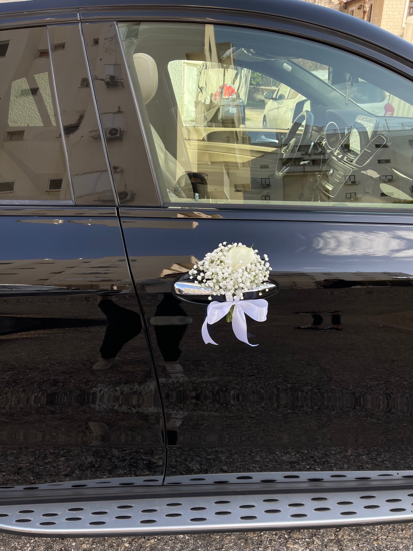 קישוט רכב חתן וכלה