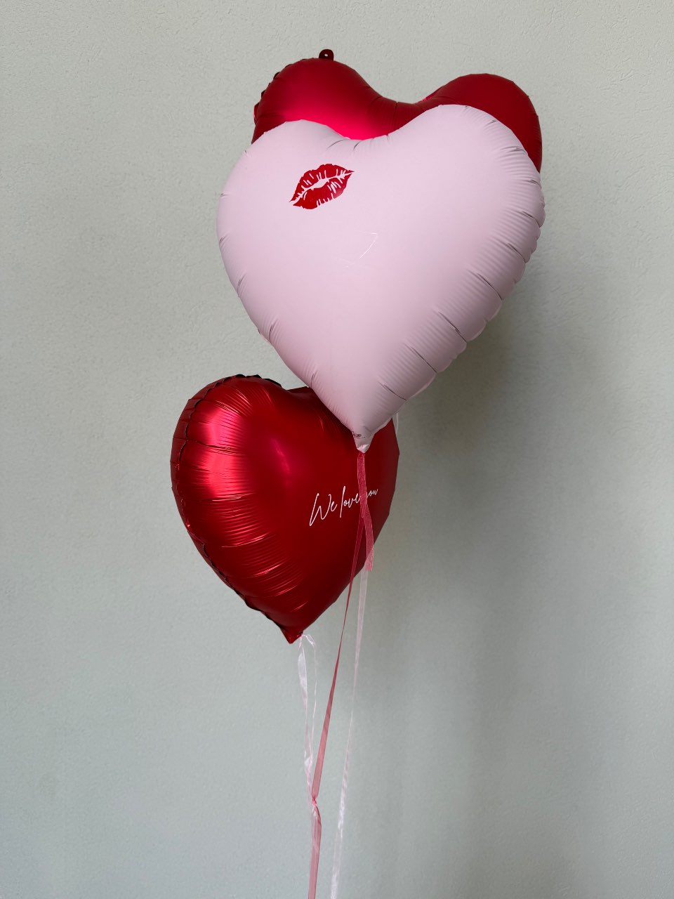 סט בלונים אדום נשיקה | VALI