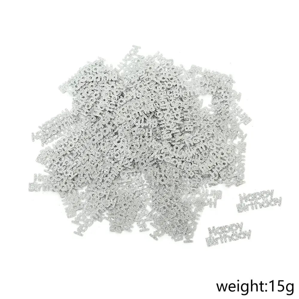 קונפטי לקישוט שולחן