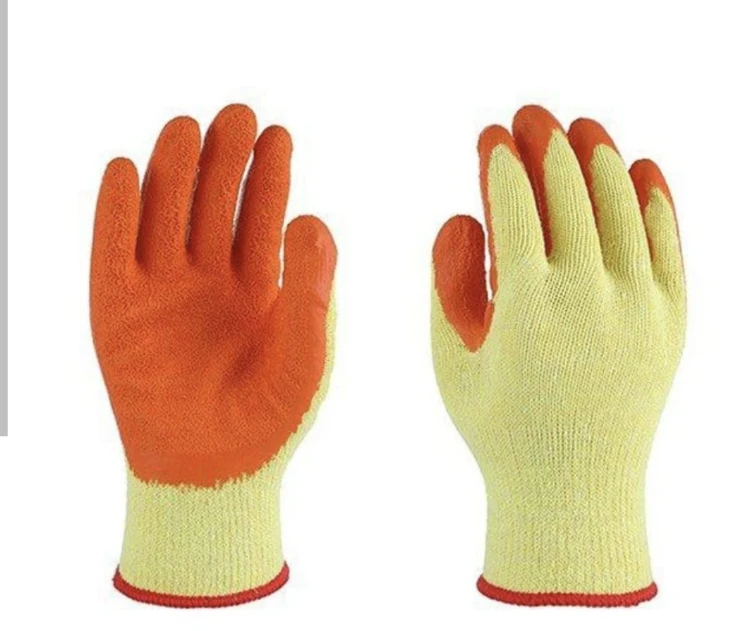 כפפות סריג בציפוי גומי