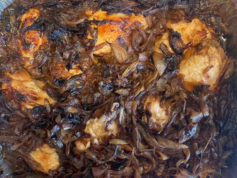 balsamic onion chicken things (6 pieces)