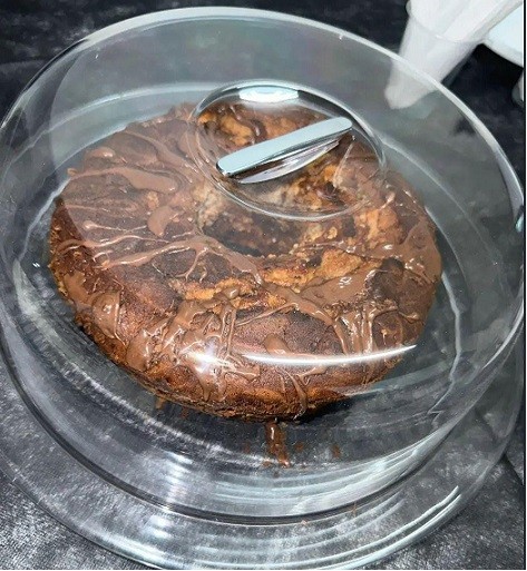 פעמון עוגה עם מגש אקריל 29 ס"מ סולתם