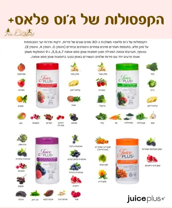 קפסולות תערובת פירות וירקות