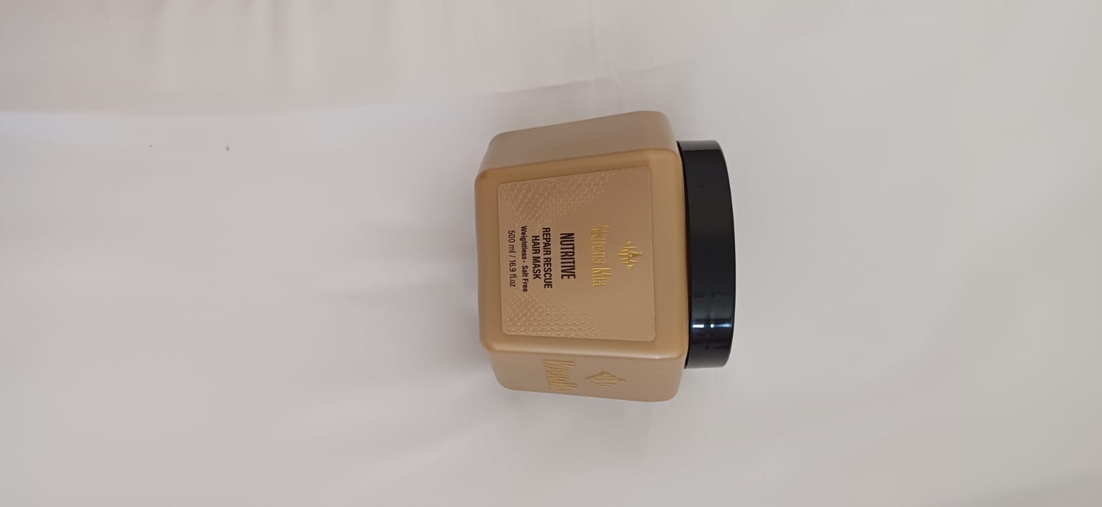 מסיכה ושמפו ללא מלחים לאחר החלקה - לשיער רגיל ויבש