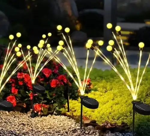 פרח 10 ראשים גבעול מואר - אור חם