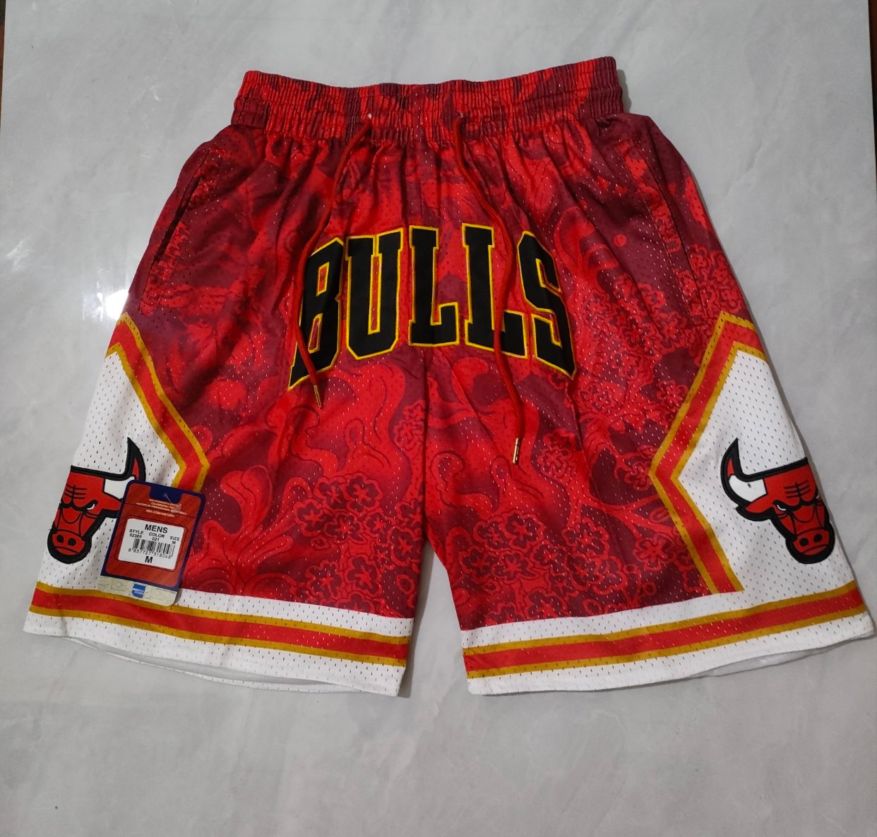 מכנסי NBA - בולס אדום