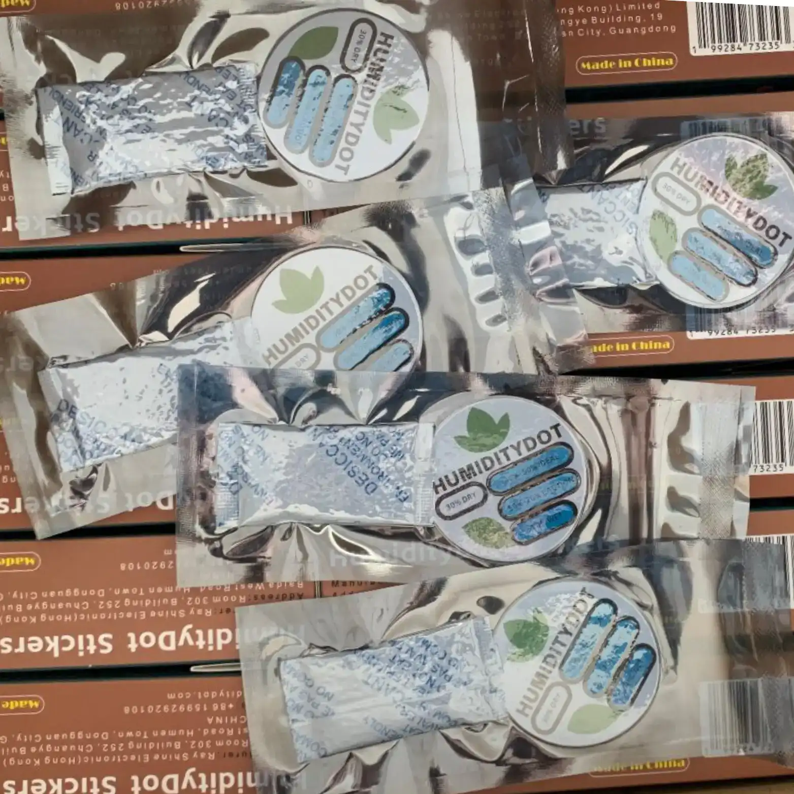 Smart Moisture Detection Stickers