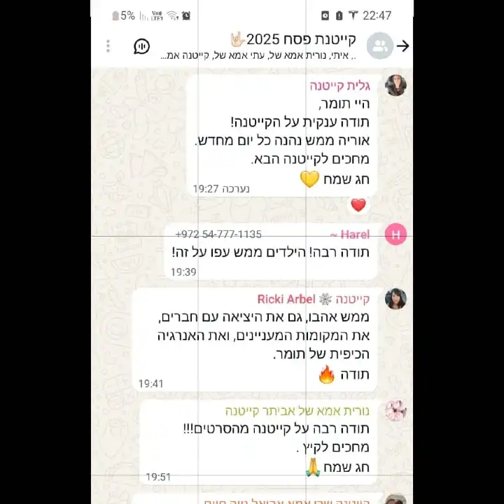 תגובות ההורים המרגשות מקייטנת פסח על גלגלים האחרונה